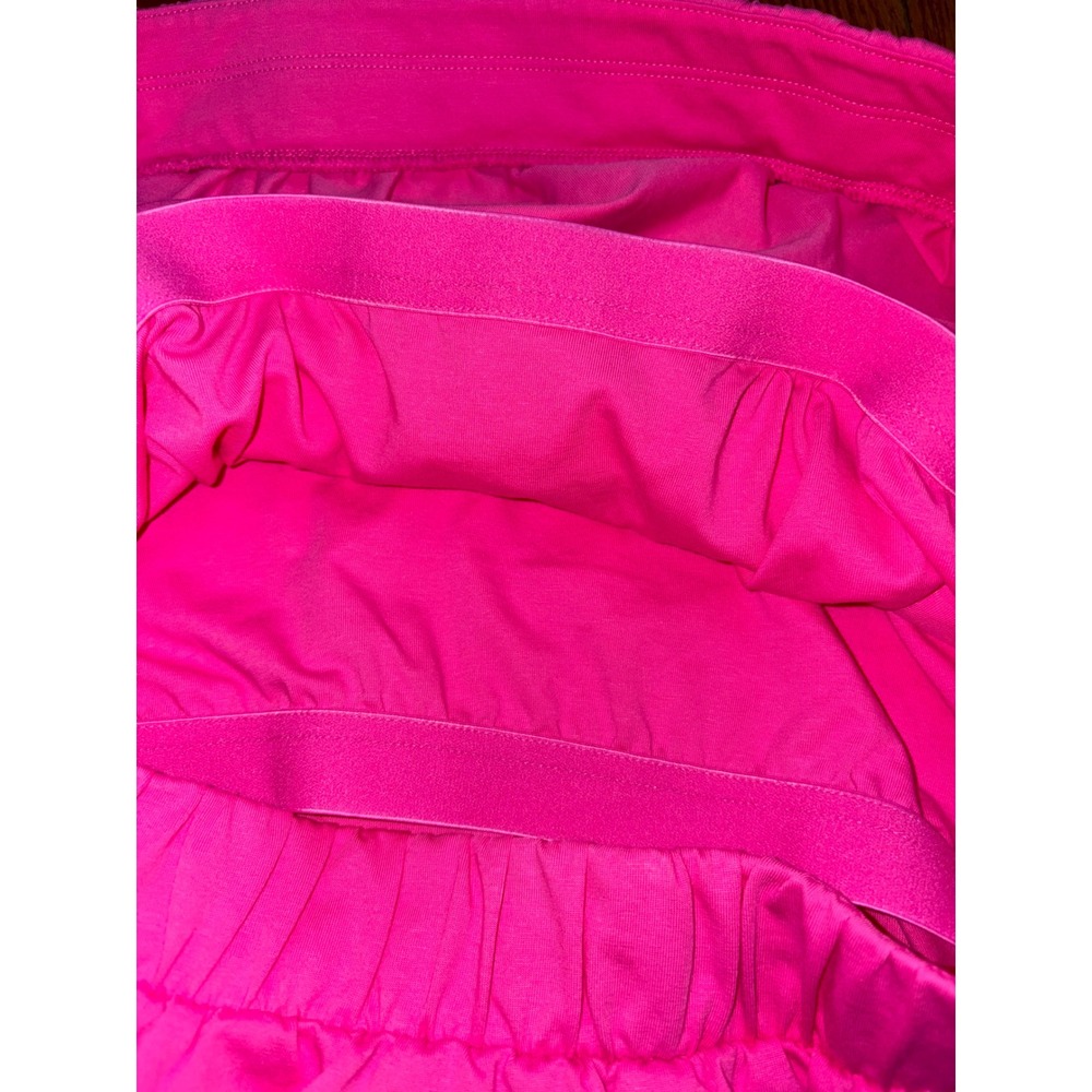 New Express Hot Pink Sleeveless Halter Top Elastic Waist Size XL Casual Cute - Picture 7 of 10